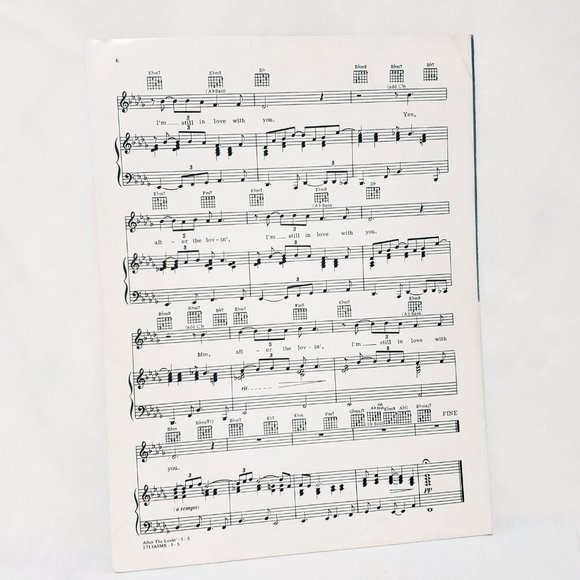 After the Lovin' Sheet Music Engelbert Humperdinck 1976 Alan Bernstein - Picture 2 of 5